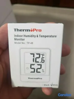 articulos de oficina - ThermoPro TP49 - Termómetro digital con monitor de temperatura y humedad 3
