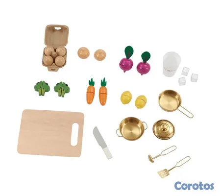 juguetes - Teamson Kids Cocina de Juego de Madera para Niñas y Niños 4
