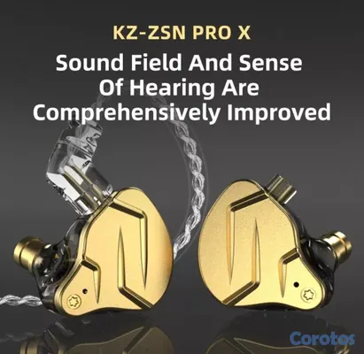 accesorios para electronica - KZ ZSN PRO X auricular profesional para músicos, gamers y DJ EN OFERTA  8