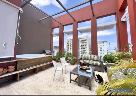 apartamentos - vendo Evaristo Morales PH 4 habitaciones con baño una convertida en estudio 3 pa 9