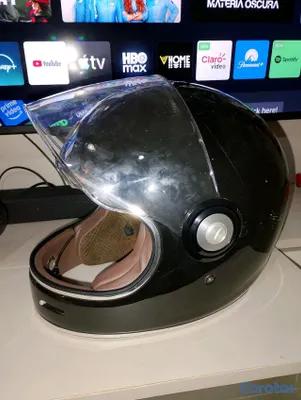 hobby y coleccion - casco Retro motores  5