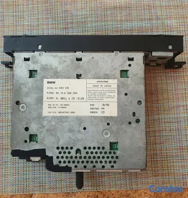accesorios para vehiculos - Radio FM AM, casette y C/D, original de carro BMW. 2