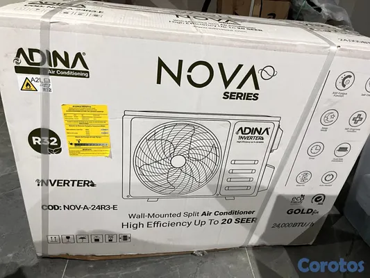aires acondicionados y abanicos - Aire acondicionado ADINA Nova Series Inverter de 24,000 BTU en venta  5