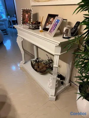 decoración y accesorios - Vendo Mesa Consola en Caoba (Repisa), Laqueada de  5
