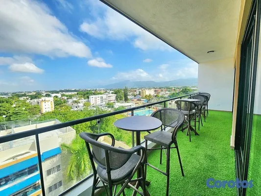 apartamentos - AMUEBLADO NUEVO TERRAZA PRIVADA Y GIMNASIO CON ARE 3