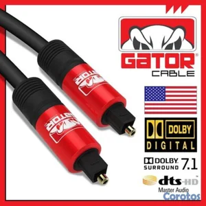 CABLE AUDIO DIGITAL OPTICO SPDIF TOSLINK PREMIUM 6 PIES