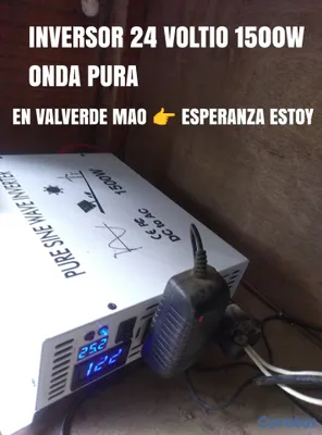 plantas e inversores - Inversor 24v 1500w onda Pura para panel solar  2