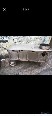 negocios en venta - Acero inoxidable Carrito de comida rápida  3