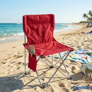Silla Plegable Infantil Roja Portátil – Ideal para