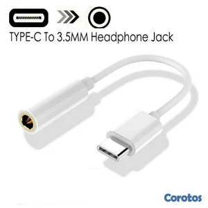 Adaptador para audífonos tipo C a 3,5 mm