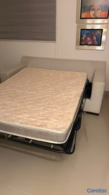 muebles y colchones - venta de sofá cama en buen estado  4