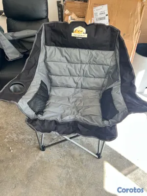 muebles y colchones - silla de camping plegable sobredimensionada acolchada  2