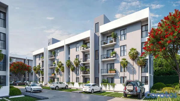 apartamentos - Apartamento en venta en Paseo Framboyán, Autopista Duarte, Santiago 4