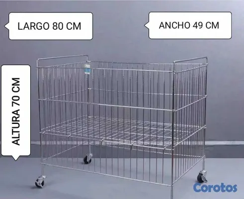 equipos profesionales - CANASTO DE METAL PARA TIENDAS VER MEDIDAS PUBLICAD 2