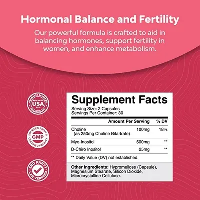 Salud y Equipamiento Médico - Inositol 500 Mg - Natures Craft - - Unidad A $2732 2