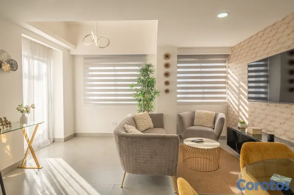 apartamentos - Apartamento Amueblado con vista a la Av. Churchill | Último Nivel 5