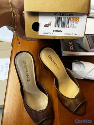 zapatos para mujer - zapatillas de mallita, dream Paris, nuevas en su caja , size 6 3