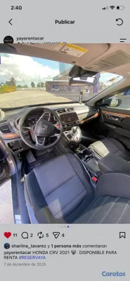 jeepetas y camionetas - Honda-CRV 2021 para renta !  2