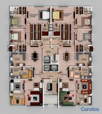 apartamentos - APARTAMENTO 3 HABITACIONES EN EL EXCLUSIVO SECTOR LOS CACICAZGOS DE 282M2 9