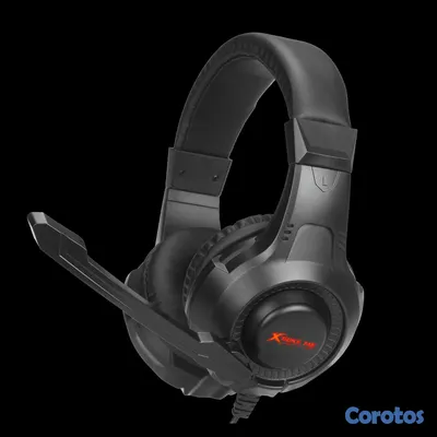camaras y audio - Auriculares con microfono para juegos HEADSET GAMING MIC AJUSTABLE XTRIKE  2