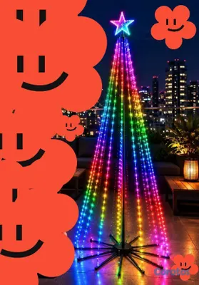 decoración y accesorios - Estrella de Luces de Navidad para Hogar,.Hoteles ,Negocios, Proyectos y Parques
 2