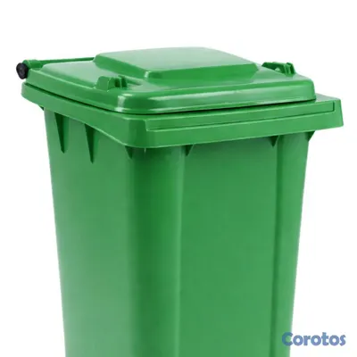 herramientas, jardines y exterior - zafacón, contenedor de basura de 240 litros unicol 3