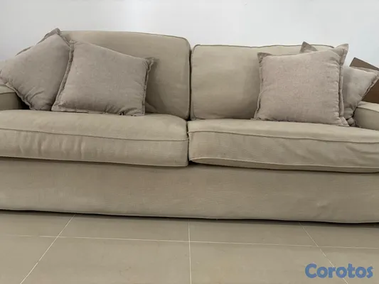 muebles y colchones - Vendo mueble ikea dos plazas crema 2