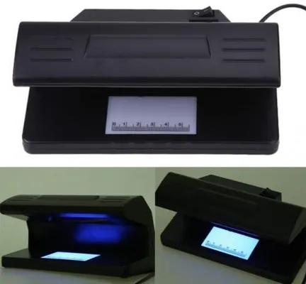 otros electronicos - Probador Detector De Billetes dinero Falso Maquina Luz Ultravioleta Falsos 6