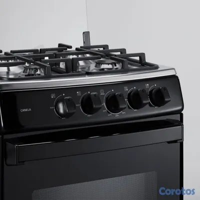 cocina - Estufa Indurama Canela 4 hornillas negra 20 pulgadas 4
