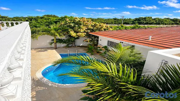 casas vacacionales y villas - For Rent | Villa Amueblada de 5 Habitaciones con Piscina – Sueño Verde, Bávaro 6