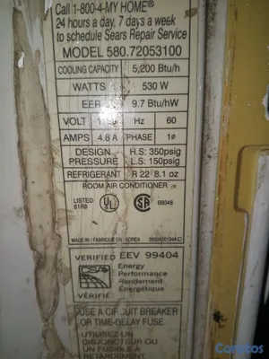aires acondicionados y abanicos - AIRE DE VENTANA "Kenmore" 5200✓BTU 8