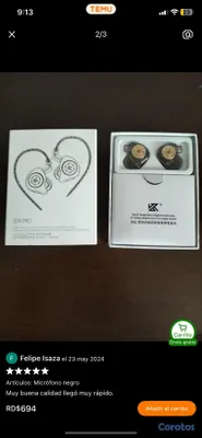 accesorios para electronica - auriculares kz edx pro  2