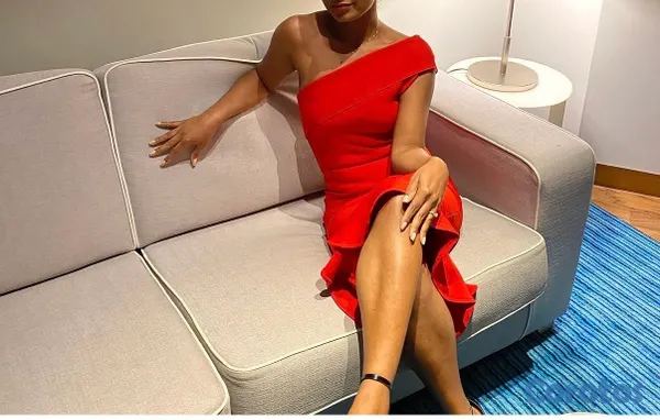ropa para mujer - Vestido rojo de un solo hombro 2