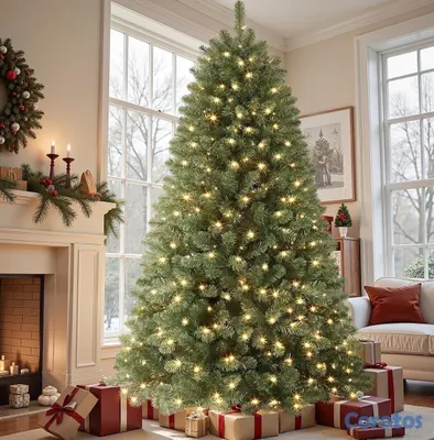 decoración y accesorios - Árbol de navidad nuevo con luces  4