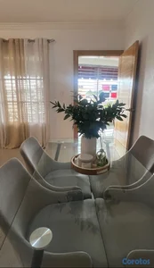 Comedor mesa de cristal 