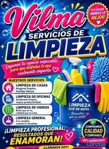 vilma servicio de limpieza de apartamento, casa y oficinay también envip