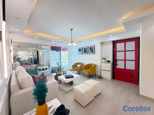 apartamentos - vendo ensanche quisqueya ph tres habitaciones 2.5 baños dos parqueos tech dos  8