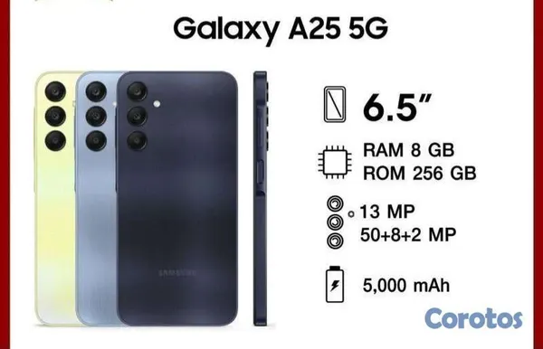 celulares y tabletas - OFERTA Samsung Galaxy A25 256GB (8 Ram) Negro, nuevo 2