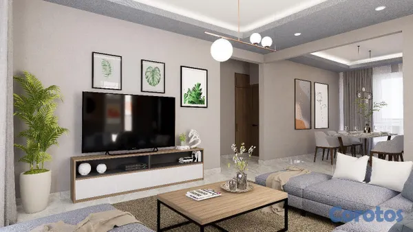 apartamentos - Apartamento en venta en Residencial Camila II, Monte Adentro, Santiago 5