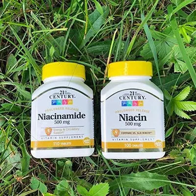 Salud y Equipamiento Médico - Niacinamida 21st Century 500 Mg110 Tabletas Liberacion 3
