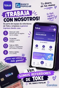 Referidor de Toke ( banco Popular )