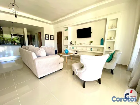 apartamentos - ALQUILER!! DE APARTAMENTO AMUEBLADO EN PUNTA CANA  2