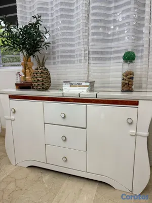 muebles y colchones - credenza tope en piedra  2