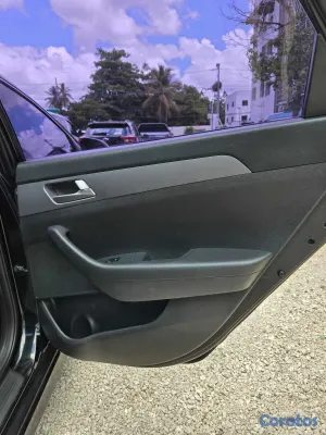 carros - HYUNDAI SONATA NEW RISE 2018 NEGRO GASOLINA 5