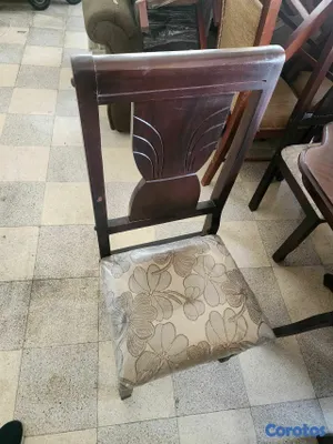 muebles y colchones - comedor 6 sillas pina tratado 3