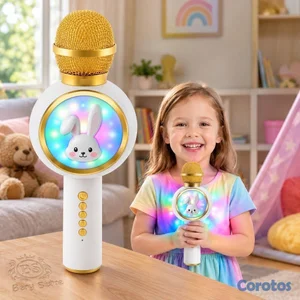 Micrófono Karaoke Bluetooth Para Niños y Niñas | Micrófono karaoke con altavoz  