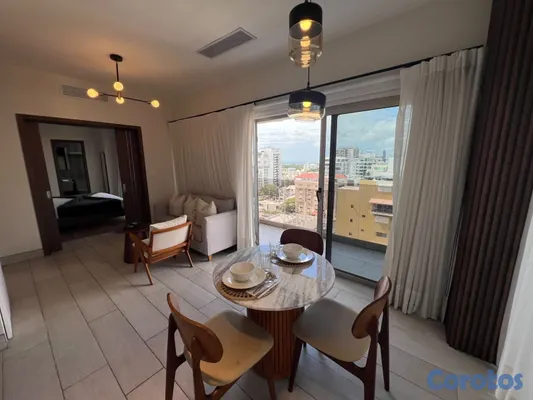 apartamentos - vendo totalmente amueblado bella vista sur ideal para invertir piso 11 una hab  4