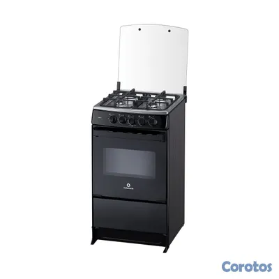 cocina - Estufa Indurama Canela 4 hornillas negra 20 pulgadas 7