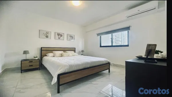 apartamentos - En alquiler apartamento de 1 habitación amueblado en Piantini 6