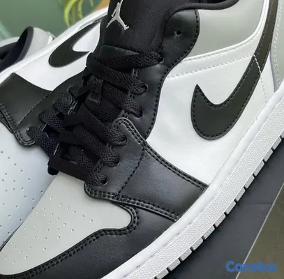 zapatos para hombre - Tenis Teni Nike Air Jordan 1 Low Shadow Toe GREY BLACK Original Originales 🤖 2